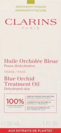 Clarins Face Treatment Oil Blue Orchid Dehydrated Skin 30 ml