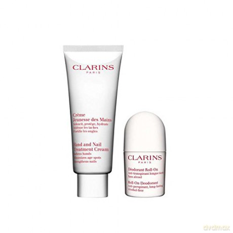 Clarins Set (Deo Roll On 50 ml+Hand&Nail Treatment Cream 100 ml)