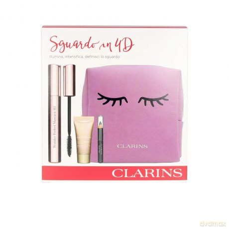 Clarins Set (Mascara Wonder Perfect 4d 8 ml+Instant Concealer 02 5 ml+Crayon Kohl 01 Black 0,29g)