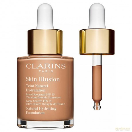 Clarins Skin Illusion Natural Hydrating Foundation Spf 15 108.5 Cashew 30 ml