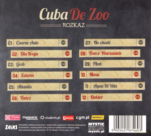 Cuba De Zoo: Rozkaz (digipack) [CD]