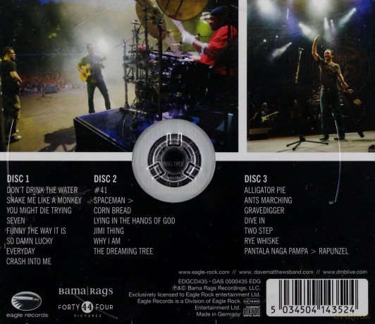 Dave Matthews Band: Live In Europe Lucca Italy [3CD]
