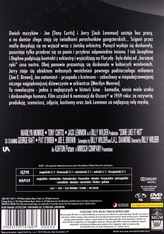 Pół żartem, pół serio (Legendy Hollywood) [DVD]