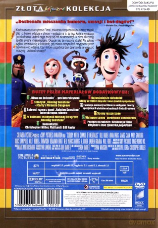 Klopsiki i inne zjawiska pogodowe (Złota Kolekcja) [DVD]