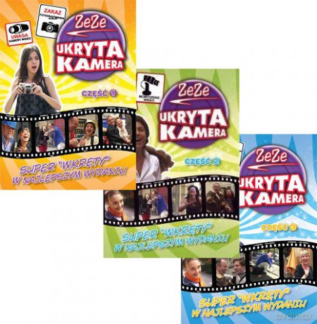 Ukryta kamera 1-3 Pakiet [3DVD]