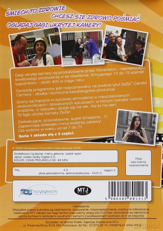 Ukryta kamera 1-3 Pakiet [3DVD]