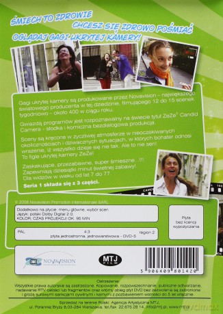 Ukryta kamera 1-3 Pakiet [3DVD]