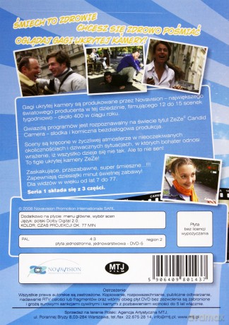 Ukryta kamera 1-3 Pakiet [3DVD]