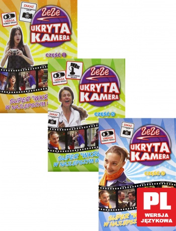 Ukryta kamera 1-3 Pakiet [3DVD]