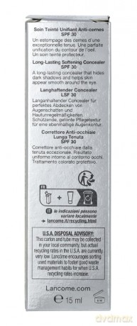 Lancome Effacernes Longue Tenue Long Lasting Softening Concealer 04 Beige Rose 15 ml