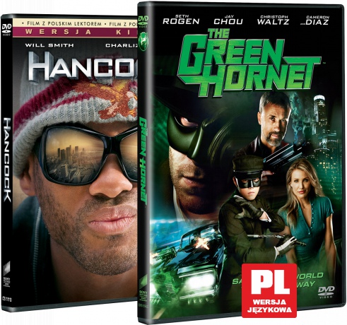 The Green Hornet (Zielony Szerszeń) / Hancock [BOX] [2DVD]