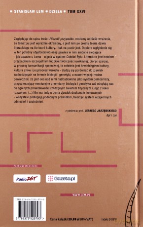 Filozofia przypadku - Stanisław Lem [książka]