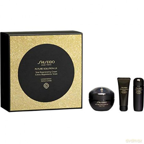 Shiseido Set (Future Solution Lx Total Regenerating Cream 50 ml+Extra Rich Cleansing Foam 15 ml+Concentrated Balancing Softener 25 ml)