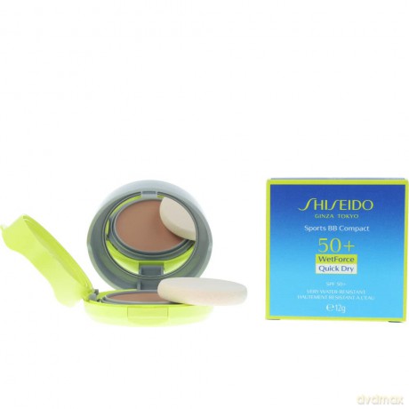 Shiseido Sun Sports Bb Spf50+ Tanning Compact Foundation Medium 12g