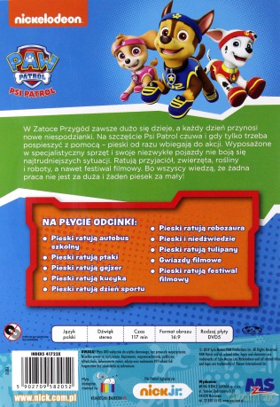 Psi Patrol. Pieski Ratują Dzień Sportu [DVD]