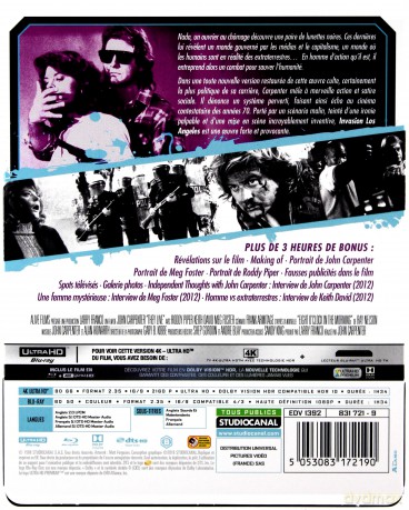They Live (Oni żyją) (steelbook) [Blu-Ray 4K]+[Blu-Ray]