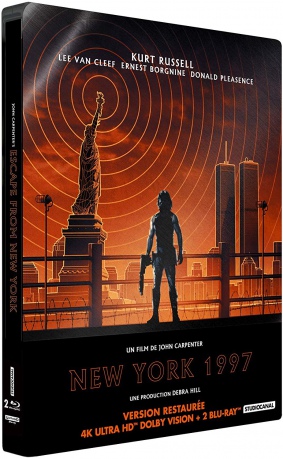 Escape from New York (Ucieczka z Nowego Jorku) (steelbook) [Blu-Ray 4K]+[Blu-Ray]