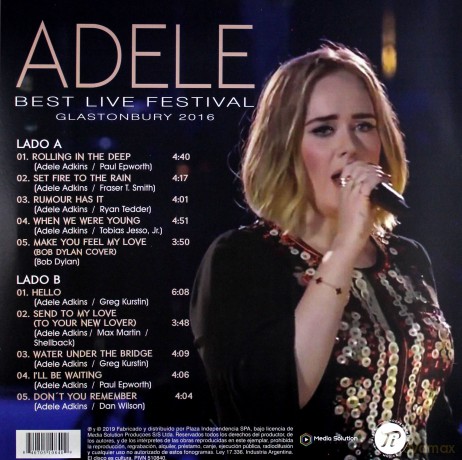 Adele: Best Live Festival Glastonbury 2019 [Winyl]