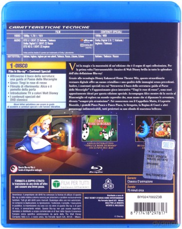 Alice in Wonderland (Alicja w Krainie Czarów) [Blu-Ray]