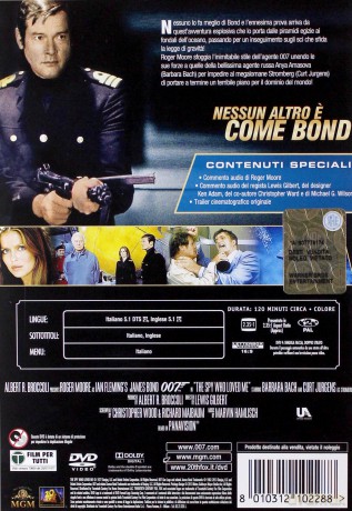 007 James Bond The Spy Who Loved (Szpieg, który mnie kochał) [DVD]