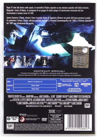 Aliens (Obcy - 8. pasażer Nostromo / Obcy - decydujące starcie) [2DVD]