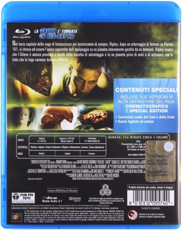 Alien 3 (Obcy 3) [Blu-Ray]