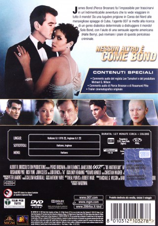 007 James Bond Die Another Day (Śmierć nadejdzie jutro) [DVD]