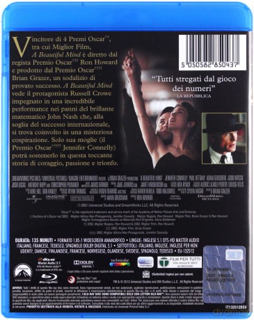 A Beautiful Mind (Piękny umysł) [Blu-Ray]