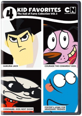 4 Kid Favorites Cartoon Network Hall of Fame 2 (Samuraj Jack / Chojrak - tchórzliwy pies / Kryptonim: Klan Na Drzewie / Dom dla zmyślonych przyjaciół pani Foster) [DVD]