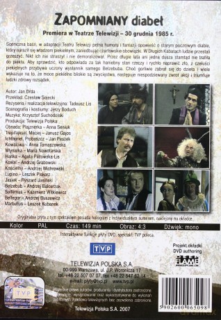 Teatr TVP: Zapomniany Diabeł [DVD]