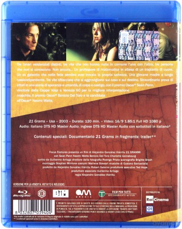 21 Grams (21 gramów) [Blu-Ray]