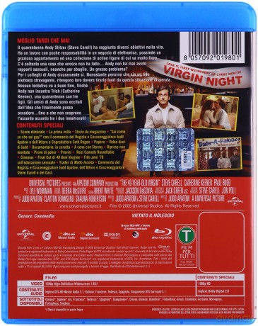 The 40 Year Old Virgin (40-letni prawiczek) [Blu-Ray]