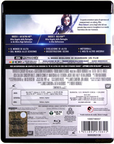 Alita: Battle Angel [Blu-Ray 4K]+[Blu-Ray]