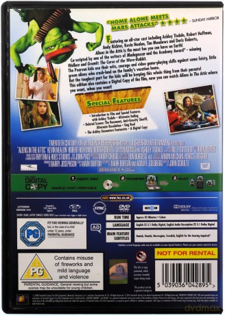Aliens in the Attic (Obcy na poddaszu) [DVD]
