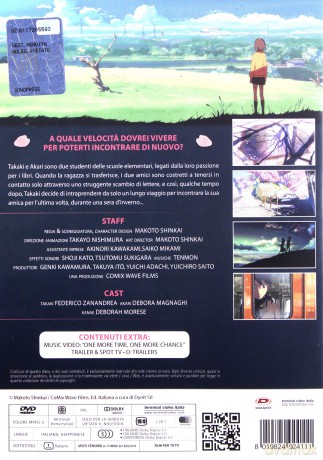 5 Centimeters Per Second (5 centymetrów na sekundę) [DVD]