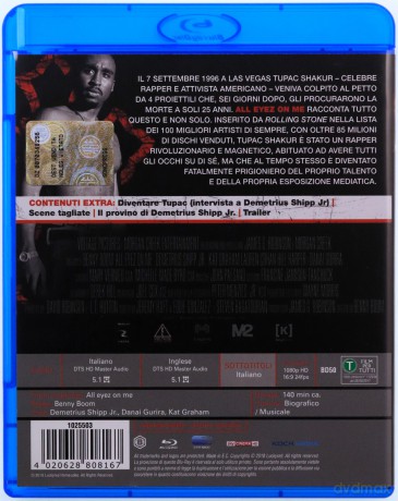 All Eyez On Me [Blu-Ray]