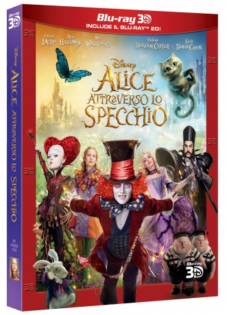 Alice Through the Looking Glass (Alicja po drugiej stronie lustra) [Blu-Ray 3D]+[Blu-Ray]