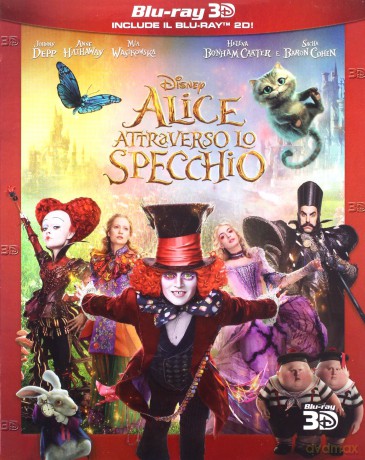 Alice Through the Looking Glass (Alicja po drugiej stronie lustra) [Blu-Ray 3D]+[Blu-Ray]