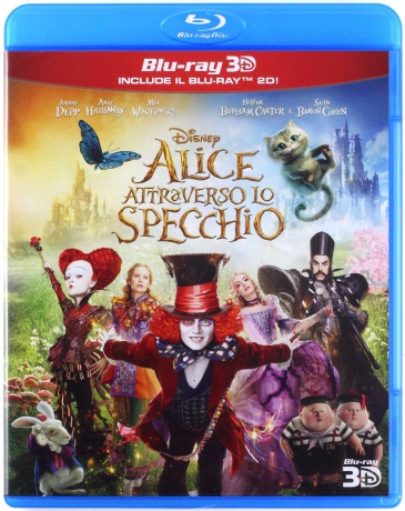 Alice Through the Looking Glass (Alicja po drugiej stronie lustra) [Blu-Ray 3D]+[Blu-Ray]