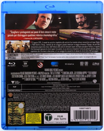 The 15:17 to Paris (15:17 do Paryża) [Blu-Ray]
