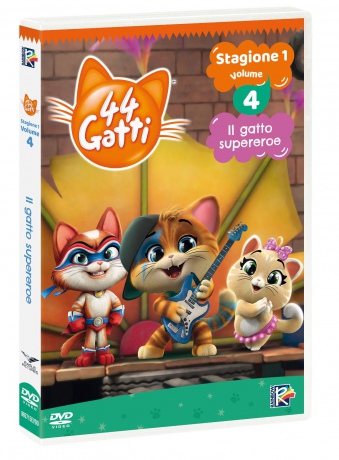 44 Cats Vol.4 -The Superhero Cat + Card [DVD]