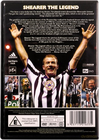 Alan Shearer: Shearer The Legend [DVD]