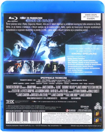 Obcy Quadrilogy: 8 pasażer Nostromo / Decydujące starcie / Obcy 3 / Przebudzenie Pakiet [4Blu-Ray]
