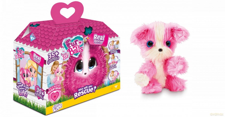 Fur Balls My Real Rescue Pink