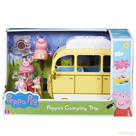 Peppa Kamper-Akcesoria + 4 Figurki Wave II