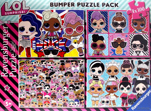 RAVENSBURGER L.O.L. Surprise 4x100 el. (LOL Surprise) [PUZZLE]