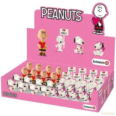 Display 32 Szt. Peanuts - Dzień Zakochanych. Mix 4 Postaci [FIGURKA]
