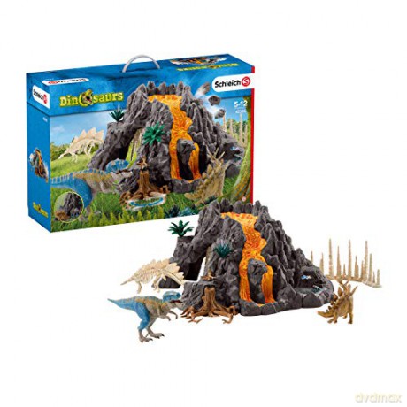 Ogromny Wulkan + T-Rex [FIGURKA]