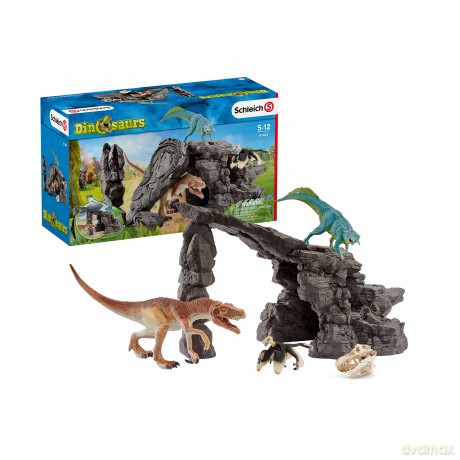 Zestaw Dinozaurów z Jaskinią [FIGURKA]
