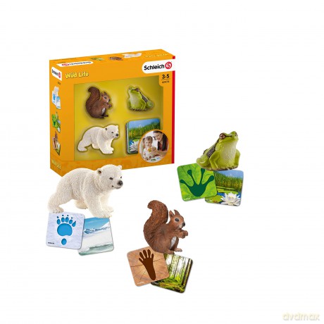 Karty Do Nauki Schleich Wild Life [FIGURKA]